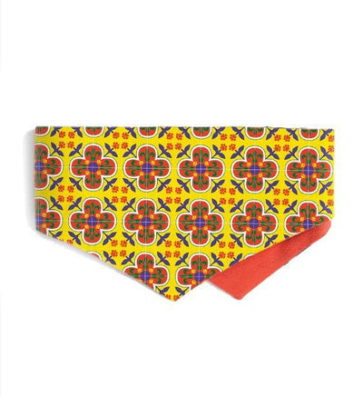 Good Dog People x Ohpopdog Pawranakan Dog Bandana (Yellow)
