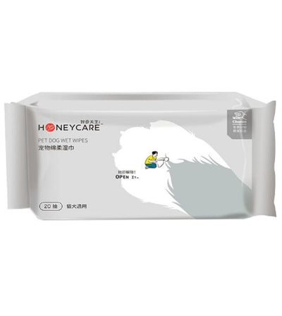Honey Care Disinfectant Wipes For Dogs (With Silver Ions)