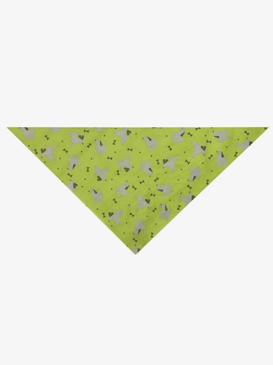 Insect Shield Dog & Bone Flea & Tick Repellent Bandana for Dogs - Green
