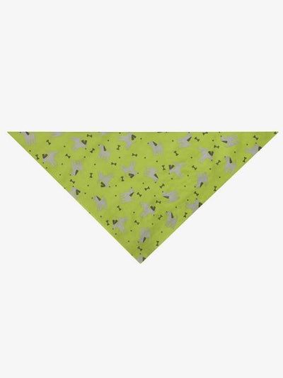 Insect Shield Dog & Bone Flea & Tick Repellent Bandana for Dogs - Green