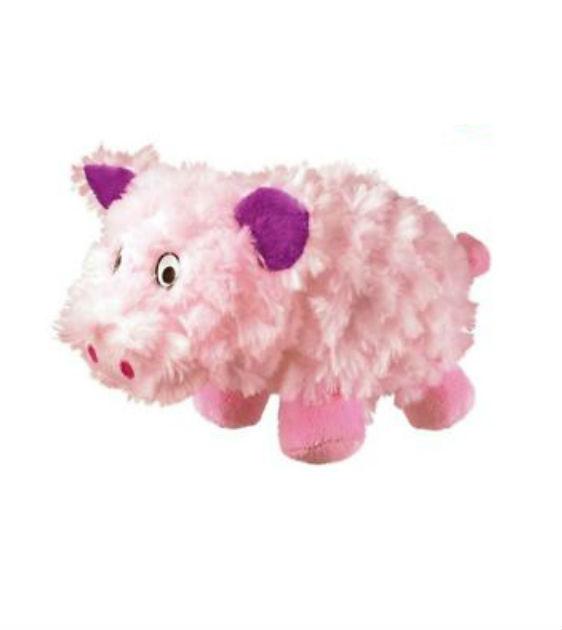 Kong Barnyard Cruncheez Pig Dog Toy