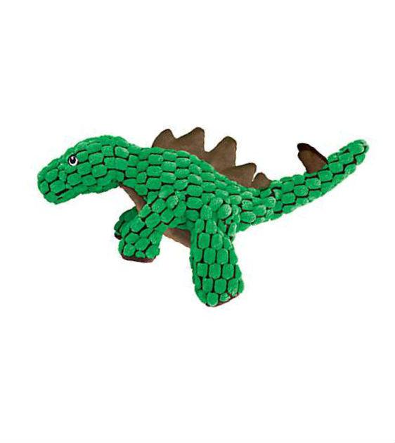 Kong Dynos Green Stegosaurus Dog Toy