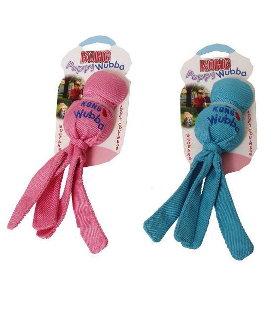 KONG Puppy Wubba Dog Toy (Assorted Colours)