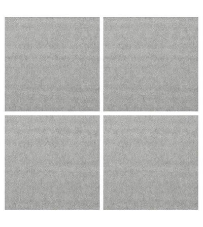 Triluc 12 x 12 Place and Stick Carpet Tile Square (Light Grey)