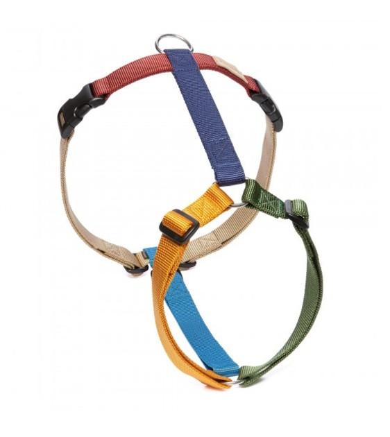 Haqihana Multicolor Dog Harness (By Turid Rugaas)