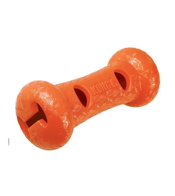 KONG Quest Foragers Dumbbell (Orange) Dog Toy