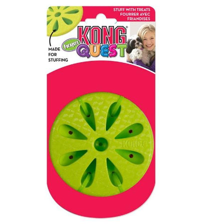 KONG Quest Foragers Flower (Green) Dog Toy
