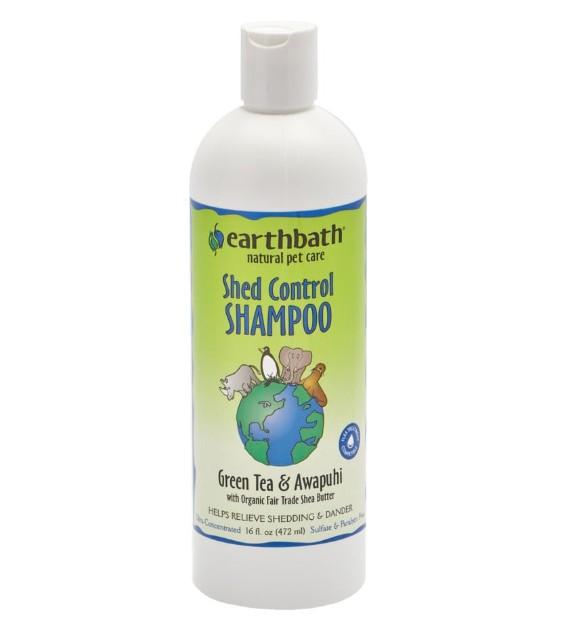 Earthbath Shed Control Dog Shampoo Green Tea & Awapuhi