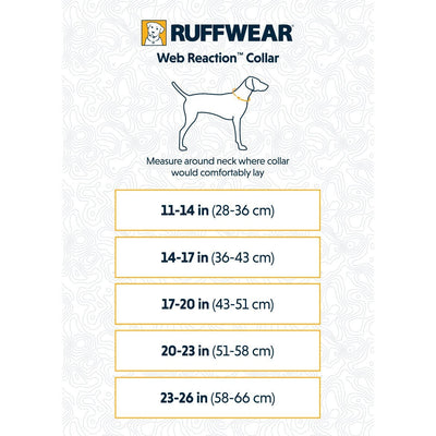 Ruffwear Web Reaction⢠Reflective Buckled Martingale Dog Collar (Sunset)