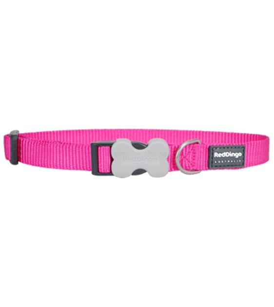 Red Dingo Classic Dog Collar (Hot Pink)