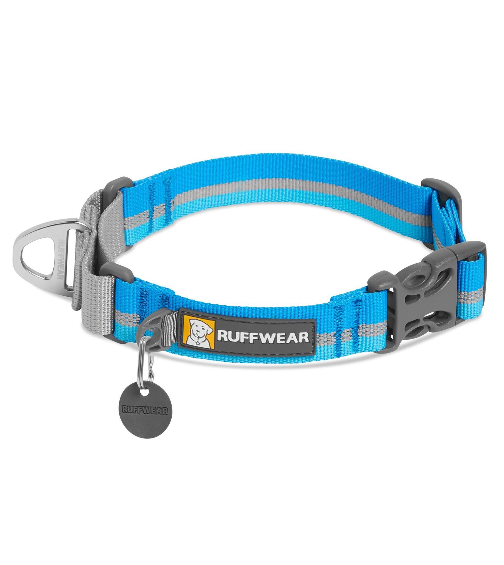 Ruffwear Web Reaction⢠Reflective Buckled Martingale Dog Collar (Blue Dusk)