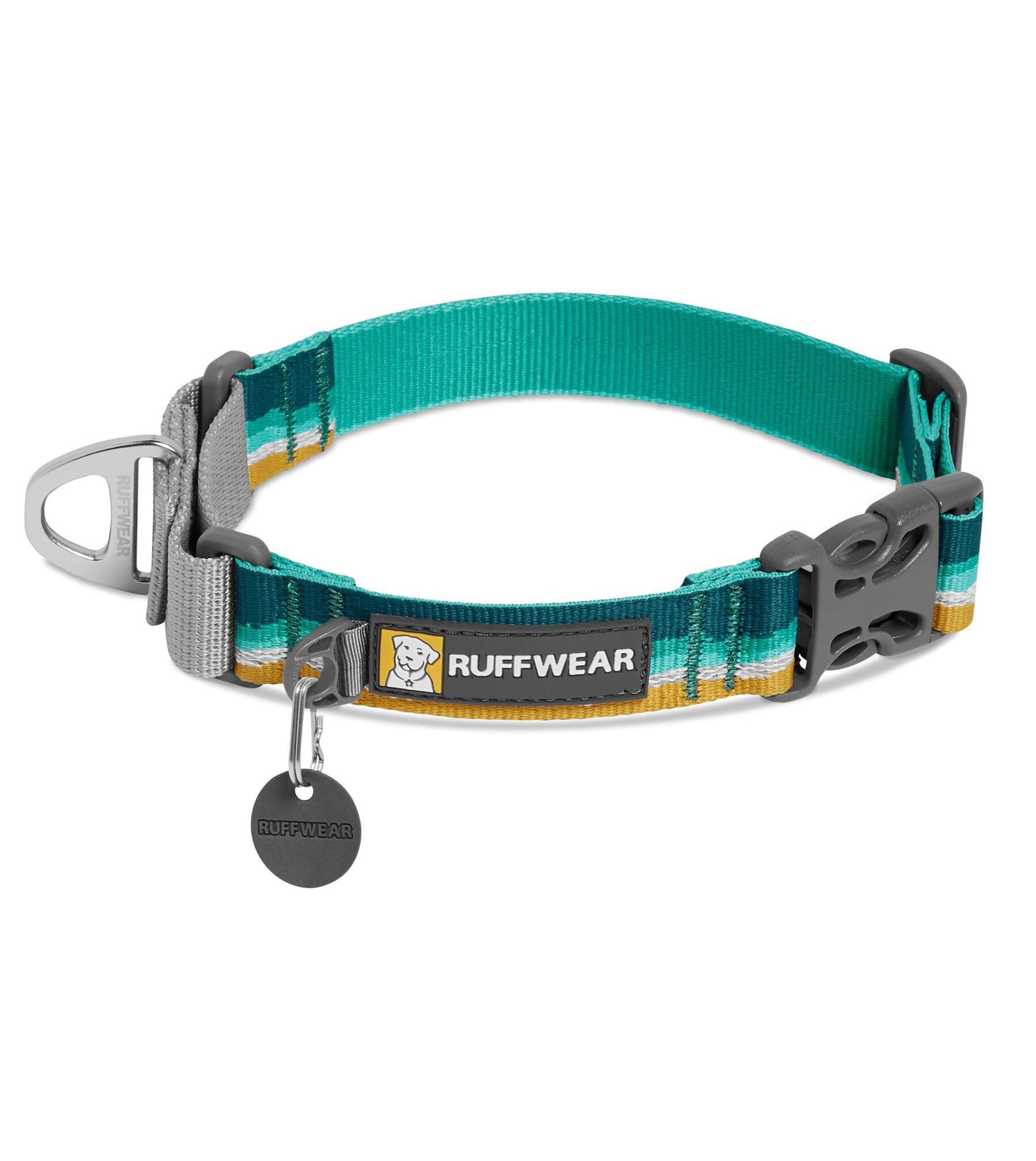 Ruffwear Web Reaction⢠Reflective Buckled Martingale Dog Collar (Seafoam)