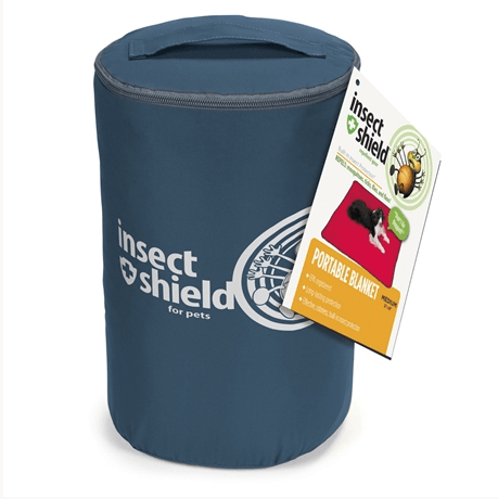 Insect Shield Flea & Tick Protection Blanket For Cats & Dogs (Green)