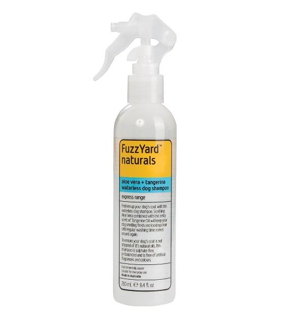 FuzzYard Express 2 In 1 Aloe Vera & Tangerine Waterless Shampoo For Dogs