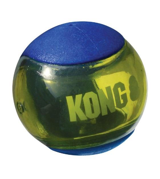 KONG Squeezz Action (Blue) Ball Dog Toy