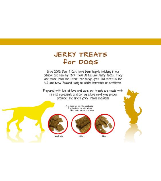 The Real Meat Company All Natural Lamb & Venison Recipe Jerky Dog Treats