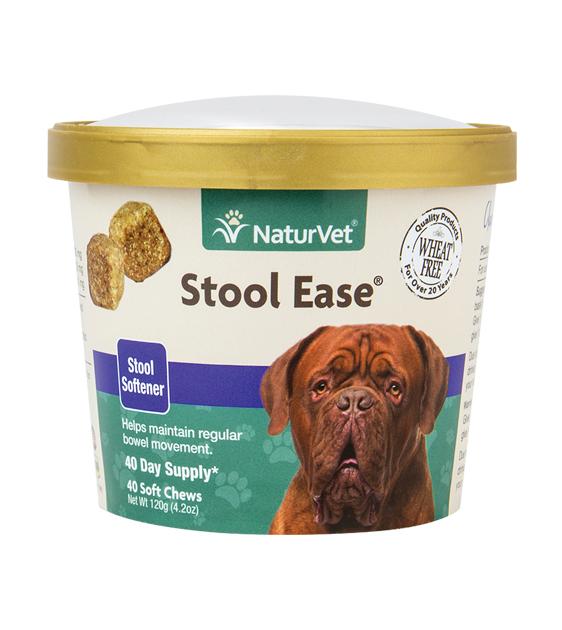 NaturVet Stool EaseĀ® Soft Chews for Dogs (40 Count)