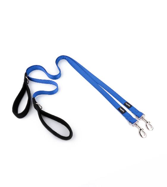 Loyal.D Fix.D Comfort Navy Blue Dog Leash (Fleece Handle)
