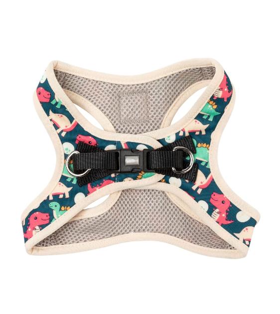 FuzzYard Dinosaur Land Step-In Dog Harness