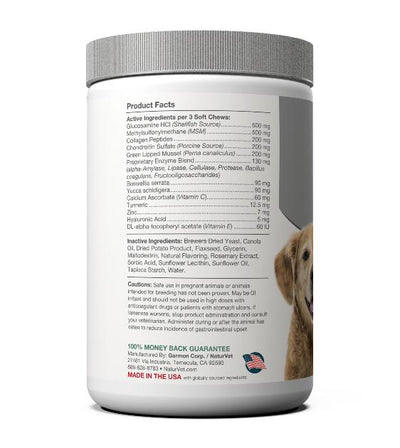 NaturVet Senior Advanced Joint Health Soft Chews (60 Count)