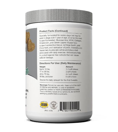 NaturVet Senior Advanced Joint Health Soft Chews (60 Count)