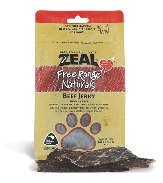 Zeal Free Range Air Dried Beef Fillet Dog Treats