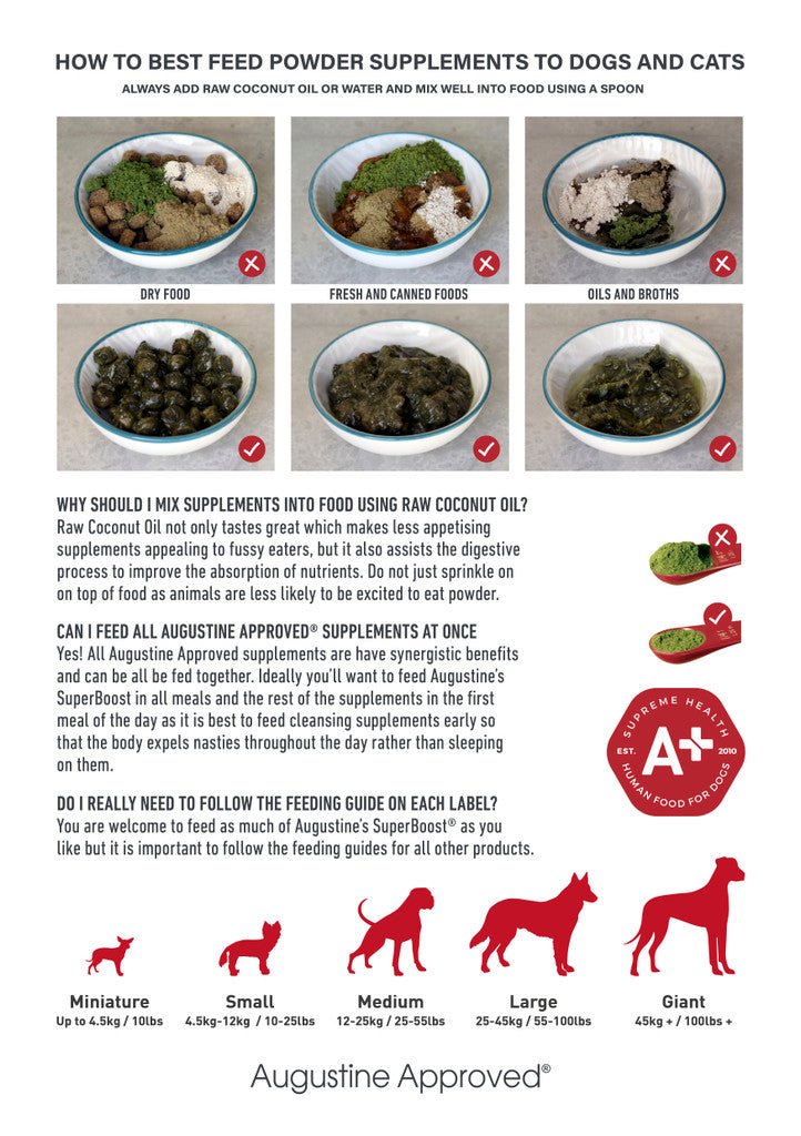 Augustine Approved SuperBoost Original Powder for Dogs (Joint, Coat & Overall Wellbeing) - Good Dog People™