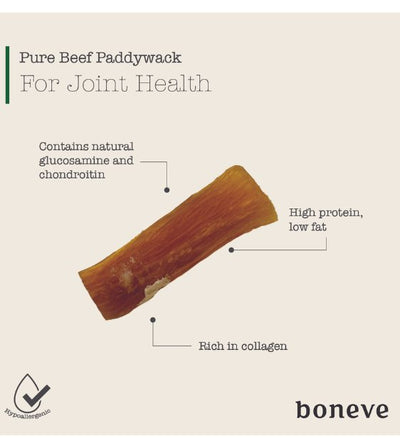 Boneve Earthmade Free-Range Grass-Fed Beef Paddywhack Air-Dried Dog Treats - Good Dog Peopleā¢