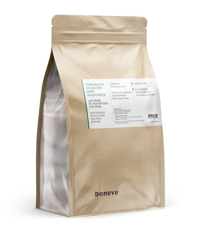 Boneve Earthmade Free-Range Grass-Fed Beef Paddywhack Air-Dried Dog Treats - Good Dog Peopleā¢