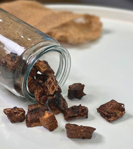 Boneve Earthmade Free-Range Grass-Fed Venison Lung Air-Dried Dog Treats - Good Dog Peopleā¢