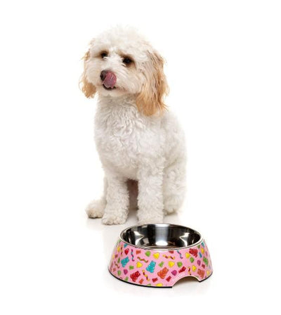 FuzzYard Jelly Bears Dog Feeding Bowl