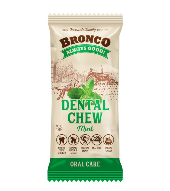 Bronco Dental Chews (Mint) - Single Pack - Good Dog Peopleā¢