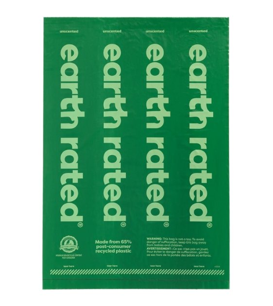 Earth Rated Eco-Friendly Poop Bag Refill for Dogs (120 Unscented Bags, 8 Refill Rolls) - Good Dog People™