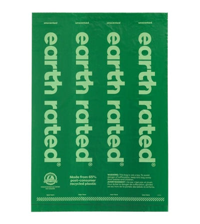 Earth Rated Eco-Friendly Poop Bag Refill for Dogs (120 Unscented Bags, 8 Refill Rolls) - Good Dog People™