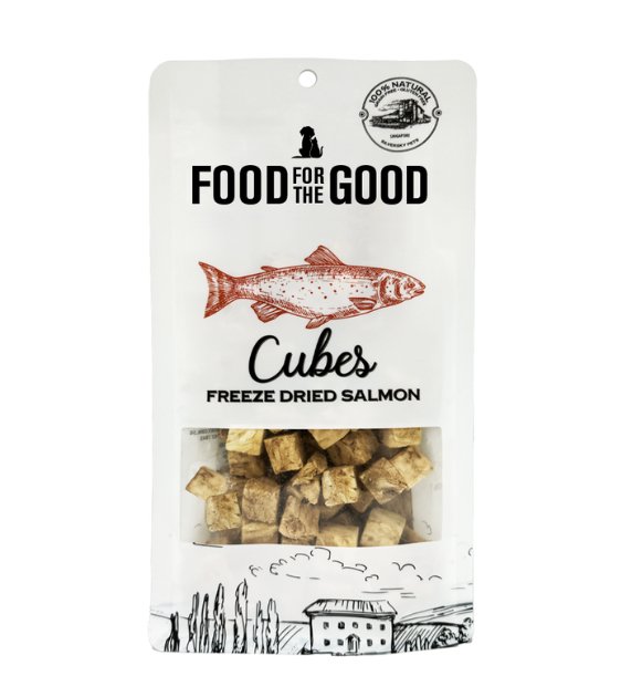Food For The Good Freeze Dried Salmon Cubes Cat & Dog Treats - Good Dog People™