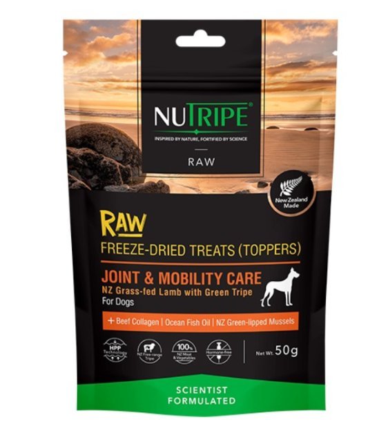 GIFT WITH PURCHASE >$120: Nutripe Raw Freeze Dried Dog Treats & Toppers 50g (1 x Random Flavour) - Good Dog Peopleā¢