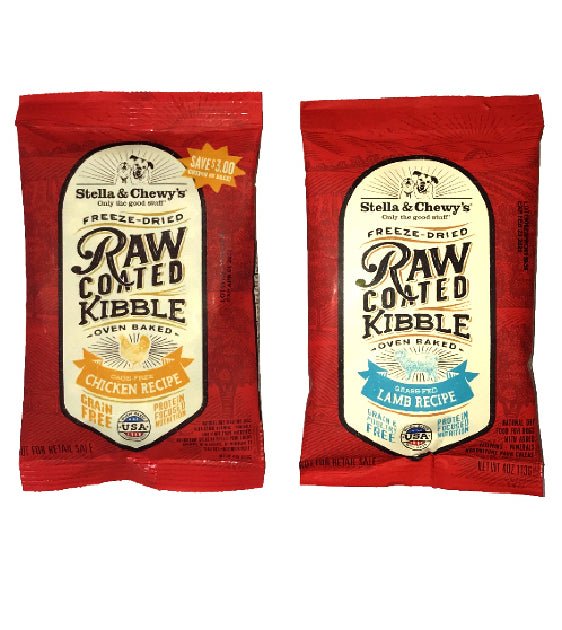 GIFT WITH PURCHASE >$120: Stella & Chewy’s Freeze Dried Raw Coated Kibbles Dog Food (Random Flavour Trial Pack x 1)