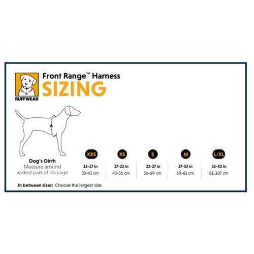 Ruffwear Front Range⢠Padded Dog Harness (Campfire Orange)