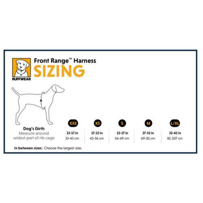 Ruffwear Front Range⢠Padded Dog Harness (Campfire Orange)