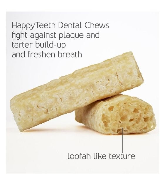 Himalayan Pet Supply Happy Teeth Cheese Dental Chew Dog Treats - Good Dog Peopleā¢