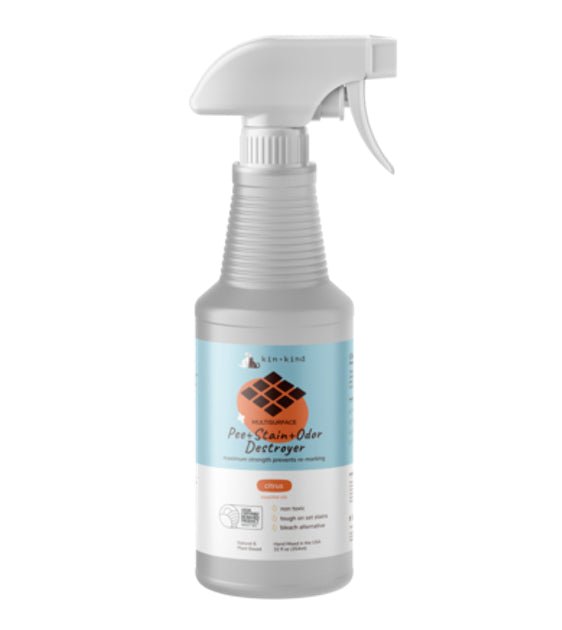 Kin+Kind Pee+Stain+Odor Destroyer (Citrus) Multi-Surface Spray - Good Dog Peopleā¢
