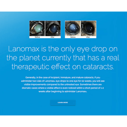 Lanomax Cataract-Dissolving Lanosteral Eye Drops for Dogs & Cats - Good Dog People™