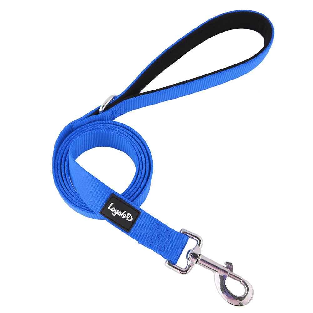 Loyal.D Fix.D Comfort Blue Dog Leash (Neoprene Handle) - Good Dog Peopleā¢