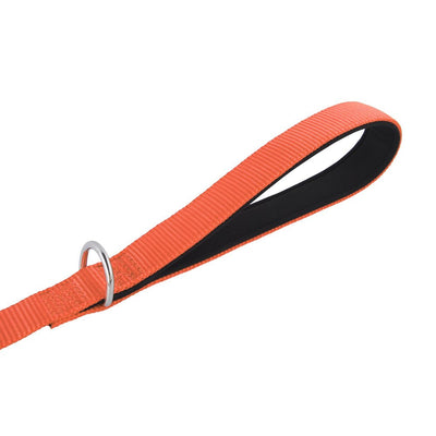 Loyal.D Fix.D Comfort Orange Dog Leash (Neoprene Handle) - Good Dog Peopleā¢