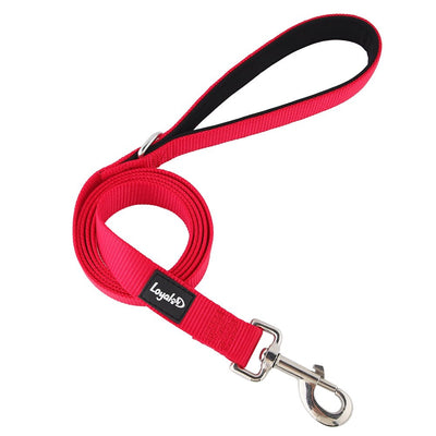 Loyal.D Fix.D Comfort Red Dog Leash (Neoprene Handle) - Good Dog Peopleā¢