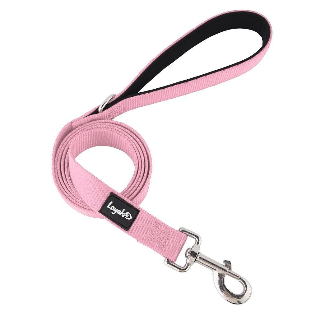 Loyal.D Fix.D Comfort Rose Pink Dog Leash (Neoprene Handle) - Good Dog Peopleā¢