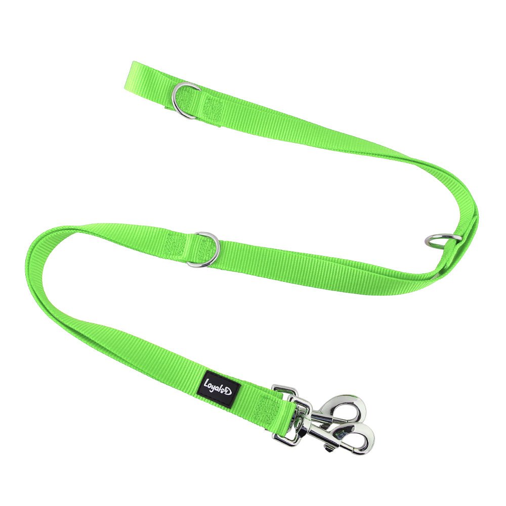 Loyal.D Multi-Purpose.D Lime Green Dog Leash - Good Dog Peopleā¢