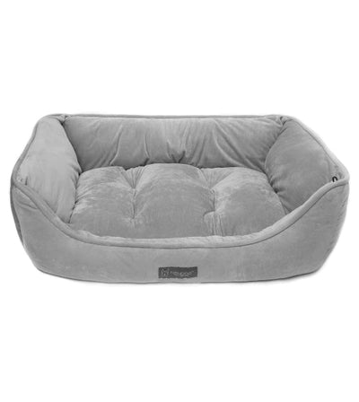 Nandog Pet Gear Designer Bed (Plush Grey) for Dogs and Cats - Good Dog Peopleā¢