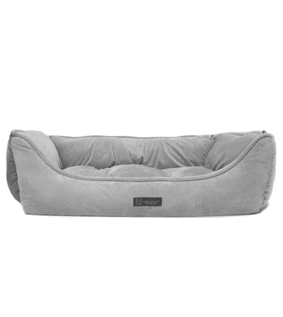 Nandog Pet Gear Designer Bed (Plush Grey) for Dogs and Cats - Good Dog Peopleā¢