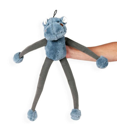 Nandog Pet Gear My BFF Bungee Hippo Squeaker Toy - Good Dog People™